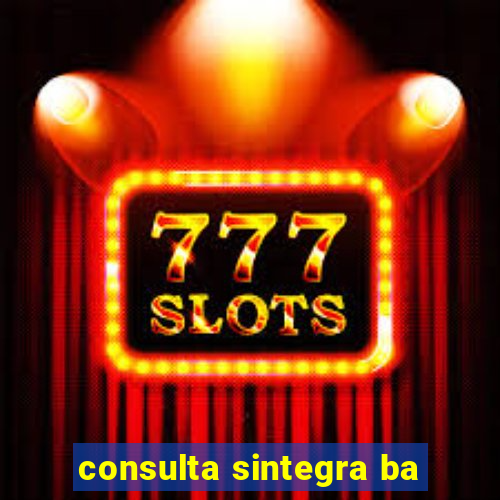 consulta sintegra ba